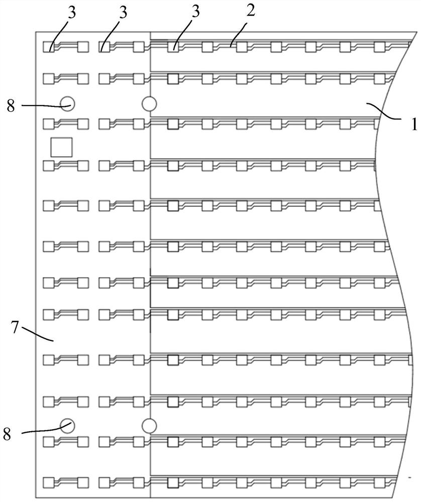 Flexible display screen and installation method