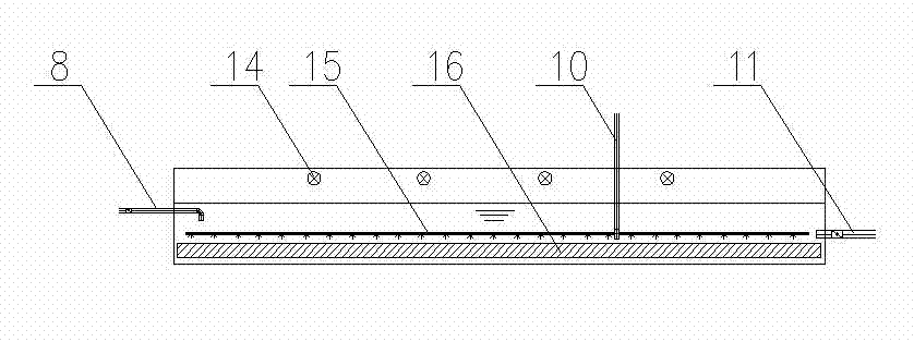 Magnetic nanometer titanium dioxide wastewater treatment and recovery device