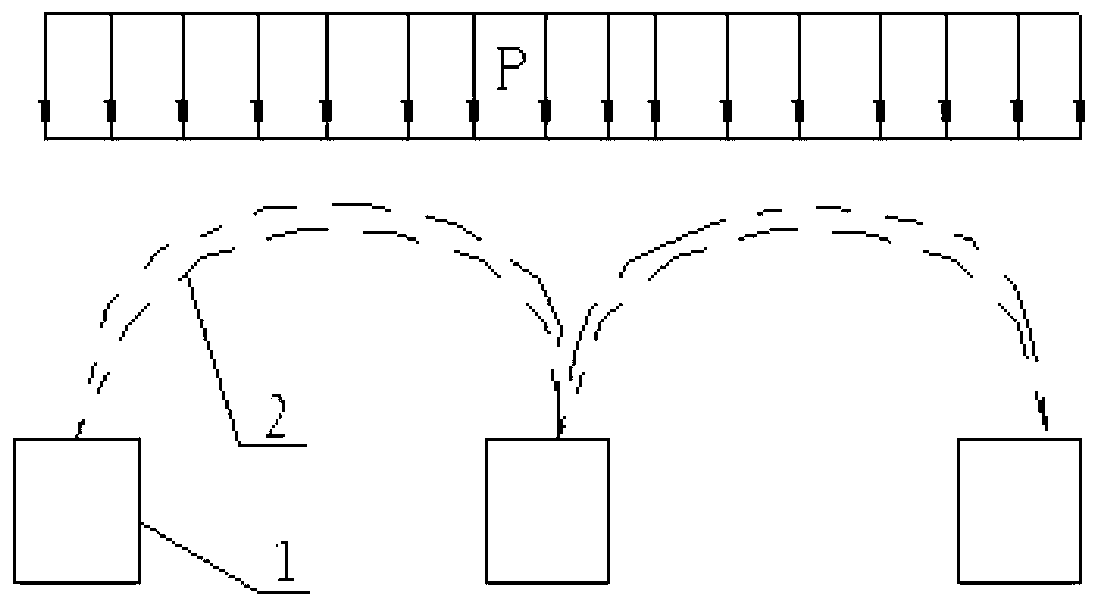 Cutting slope frame anchor wall construction method based on soil arching effect