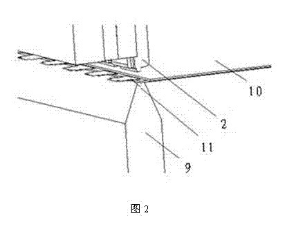 Plasma display panel (PDP) terminal hot-pressing head structure