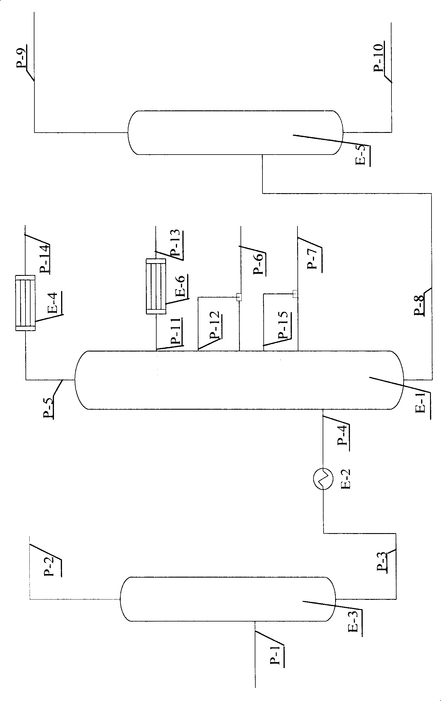 Separation utilization method for preparing ethene by-product C9+ fractioning by cracking