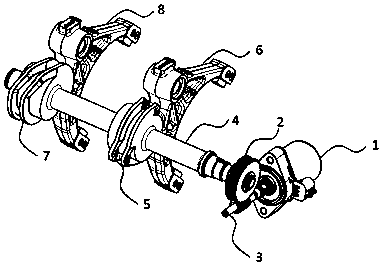 Gear shifting mechanism and method of transmission and vehicle