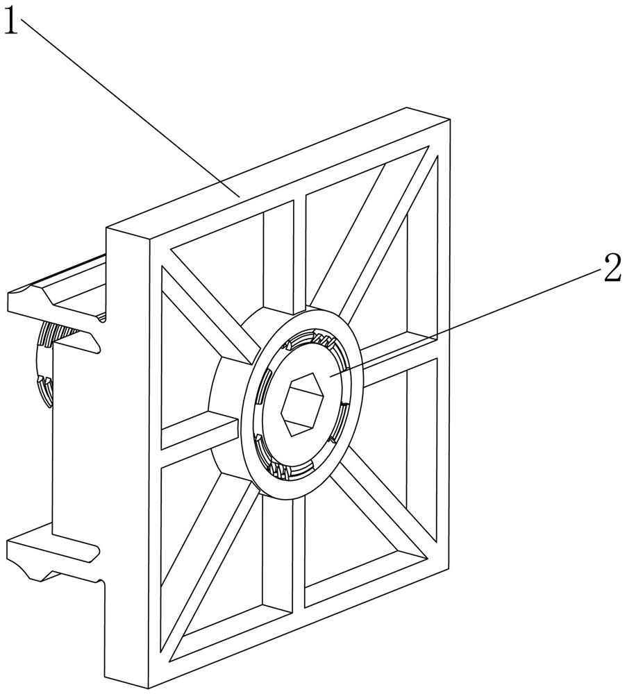 Damping and leveling assembly structure and mounting method thereof