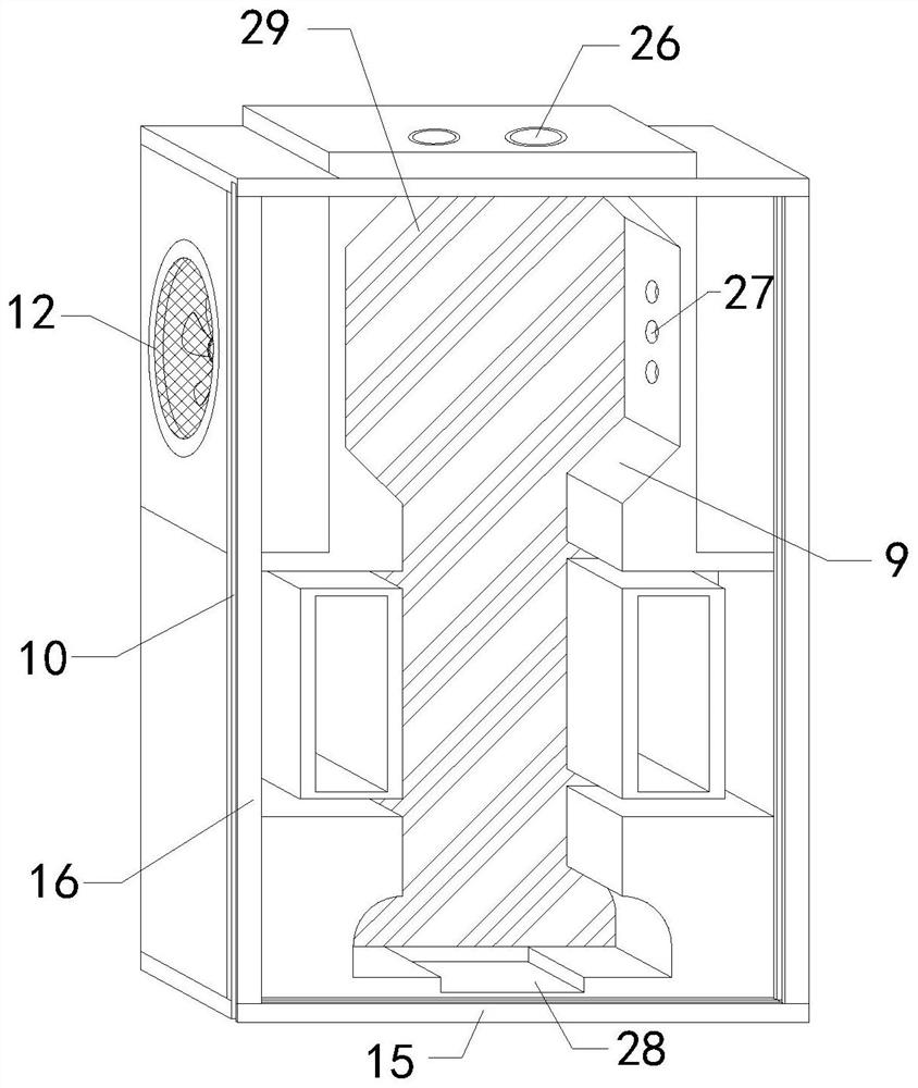 Portable on-site air quality detector for environmental protection engineering construction