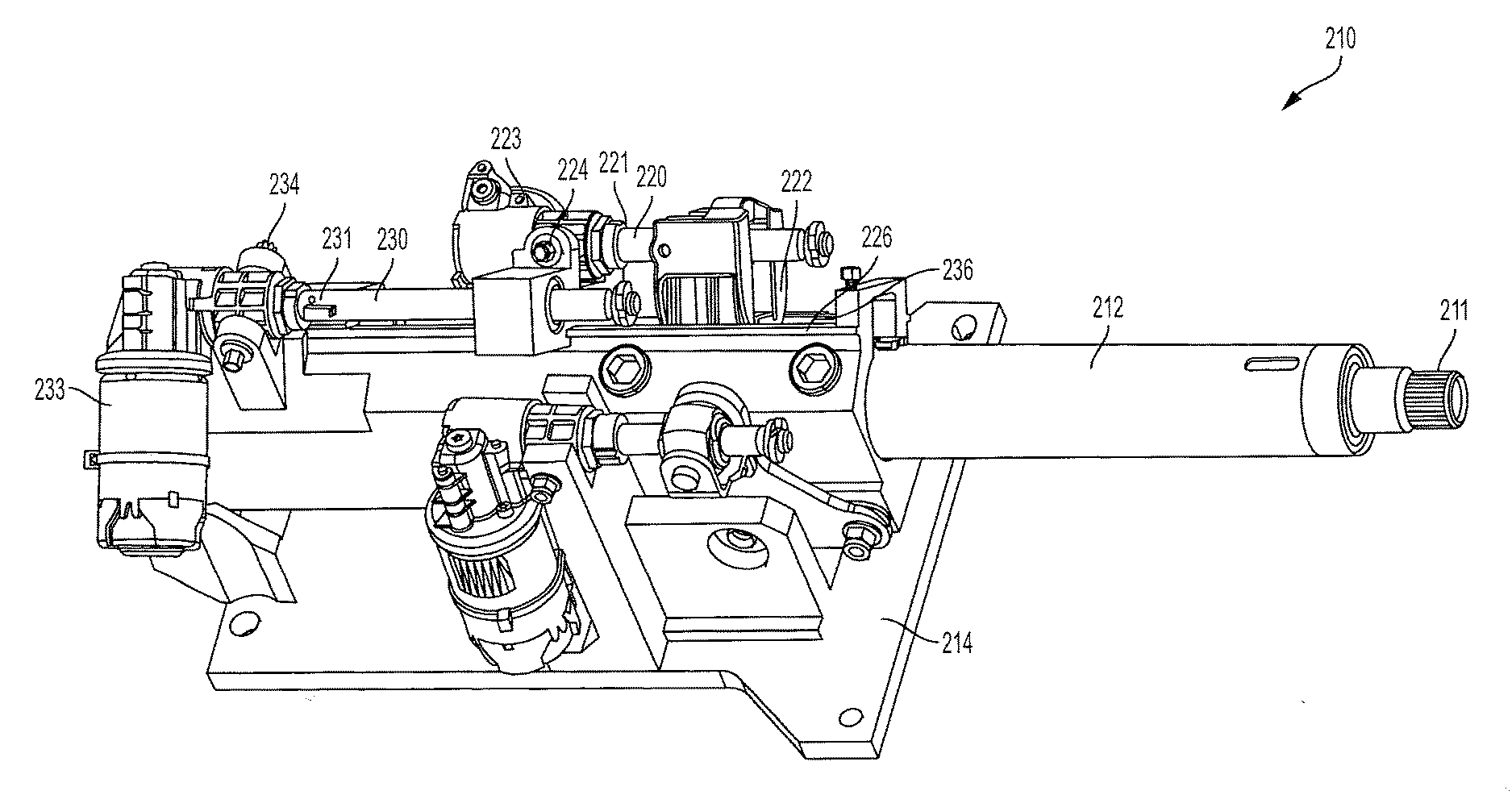 Retractable steering column with dual actuators