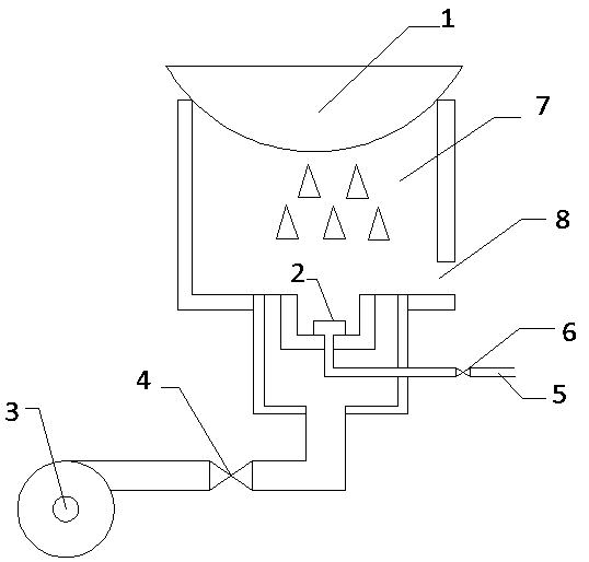 Pneumatic power amplifier automatic adjusting valve and application thereof