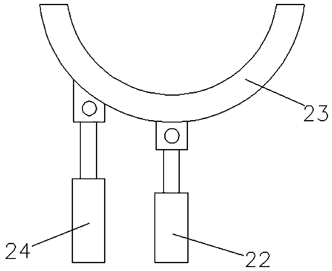 Efficient plastic woven bag winding and storing device