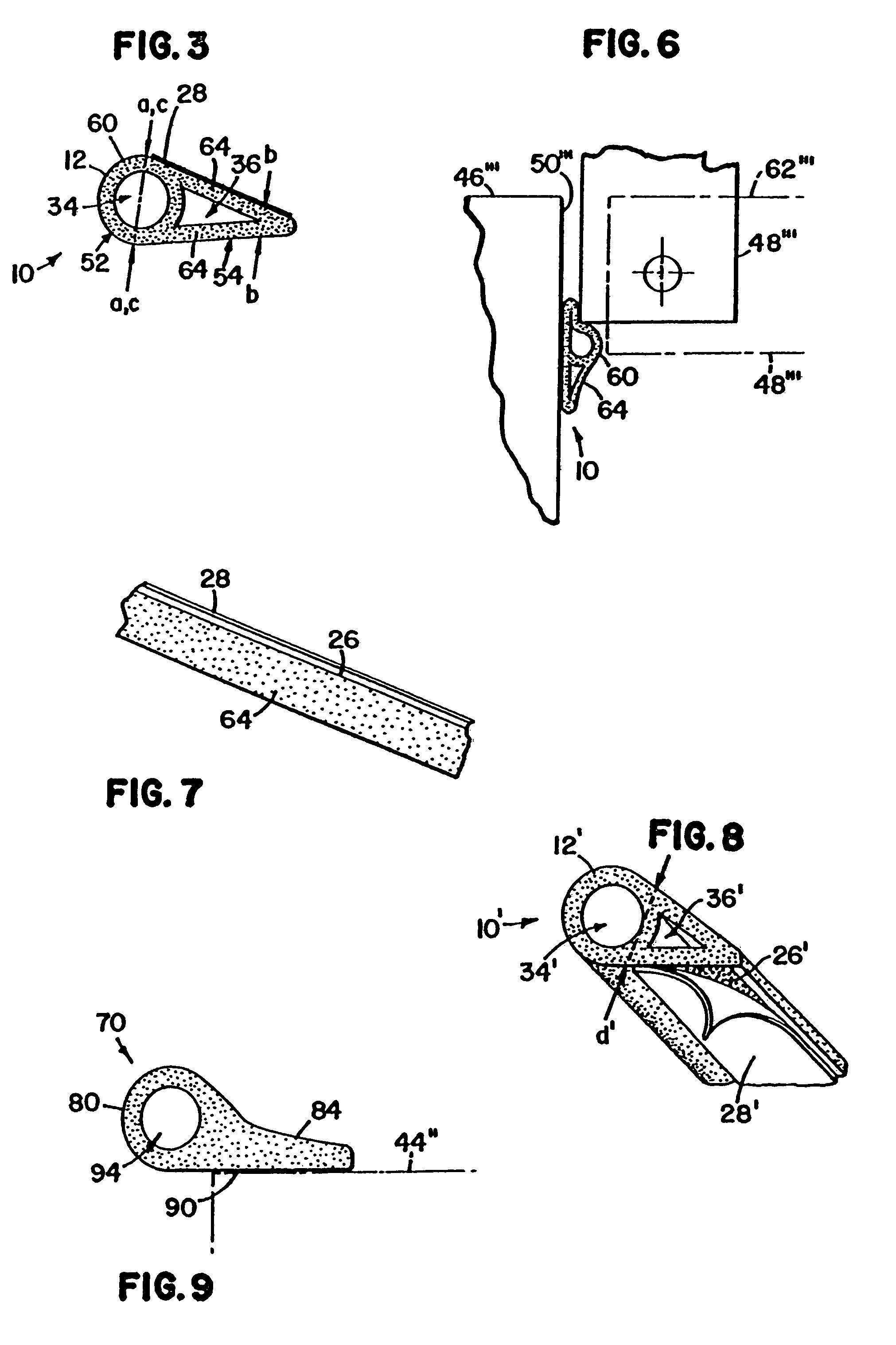 Tailgate sealing gasket