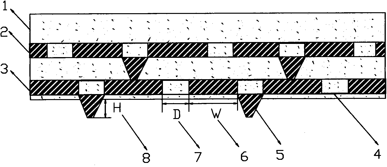 Composite conducting strip