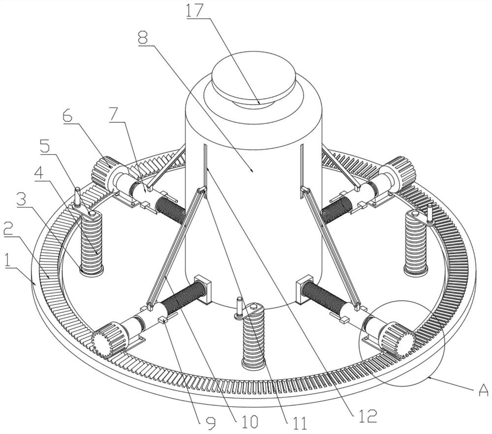 Anti-toppling hydraulic jack