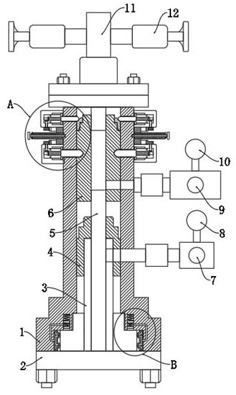 An integral wellhead device