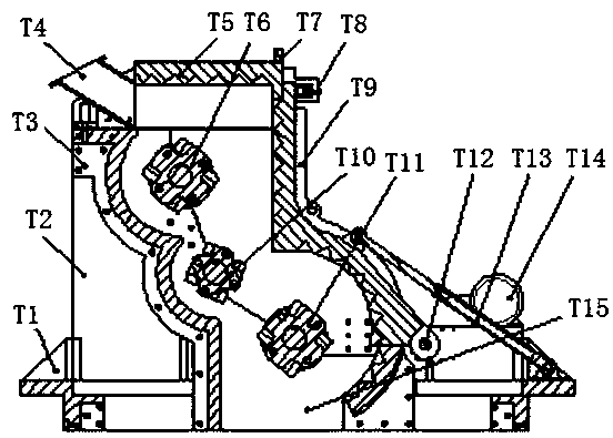 Hot rolled strip steel head production line and production process thereof