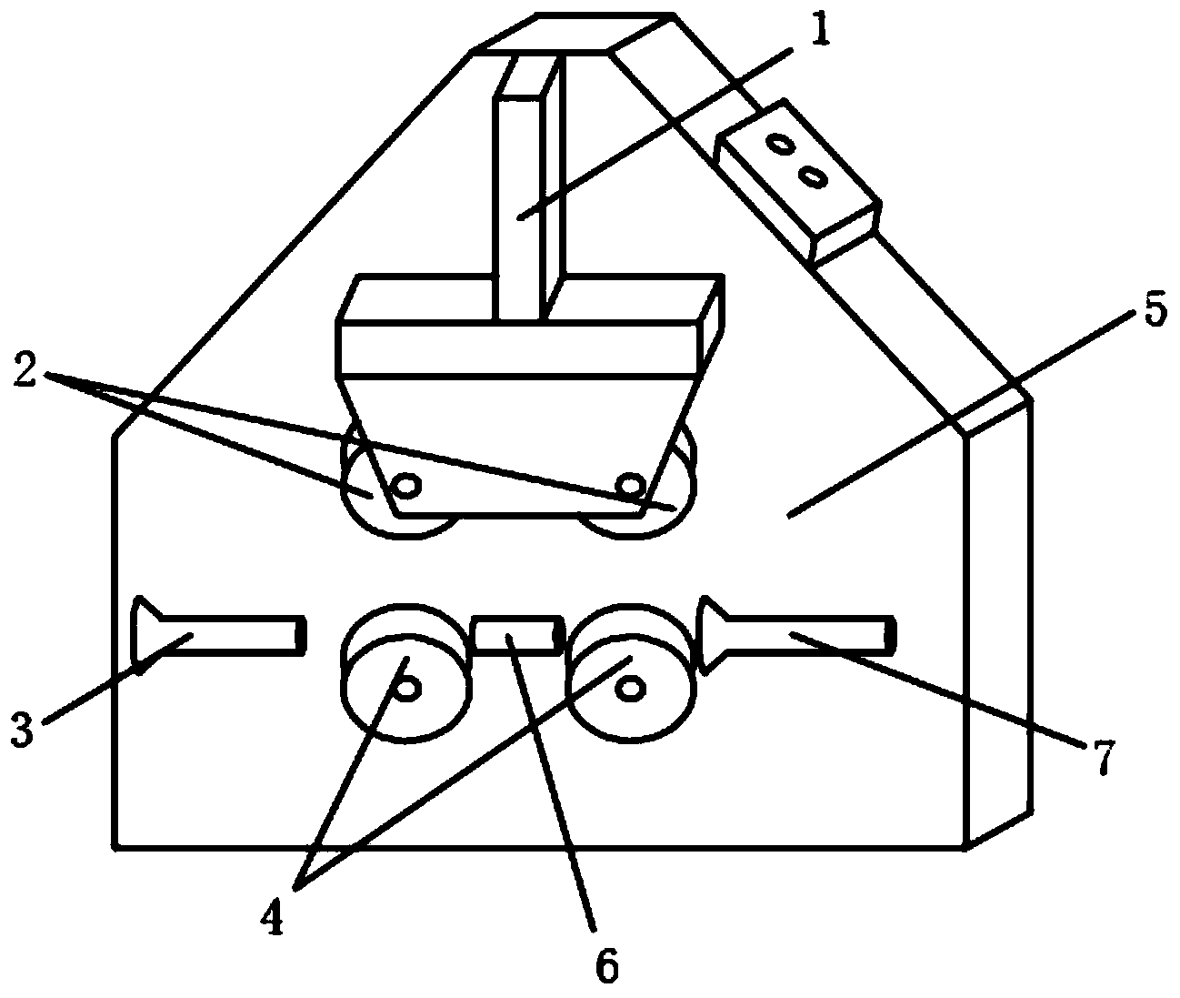 Wire leading device