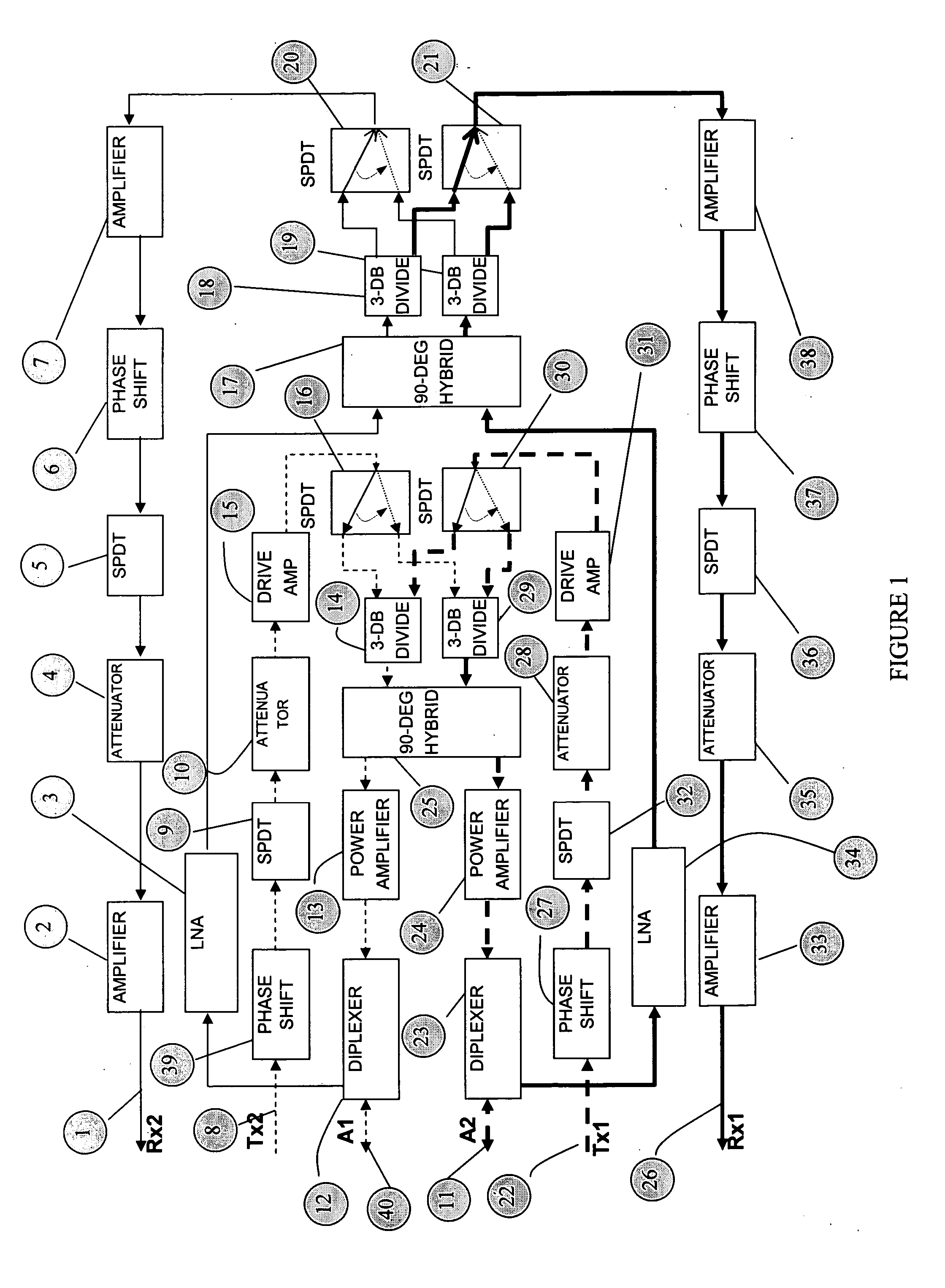 T/R module for satellite TT&C ground link