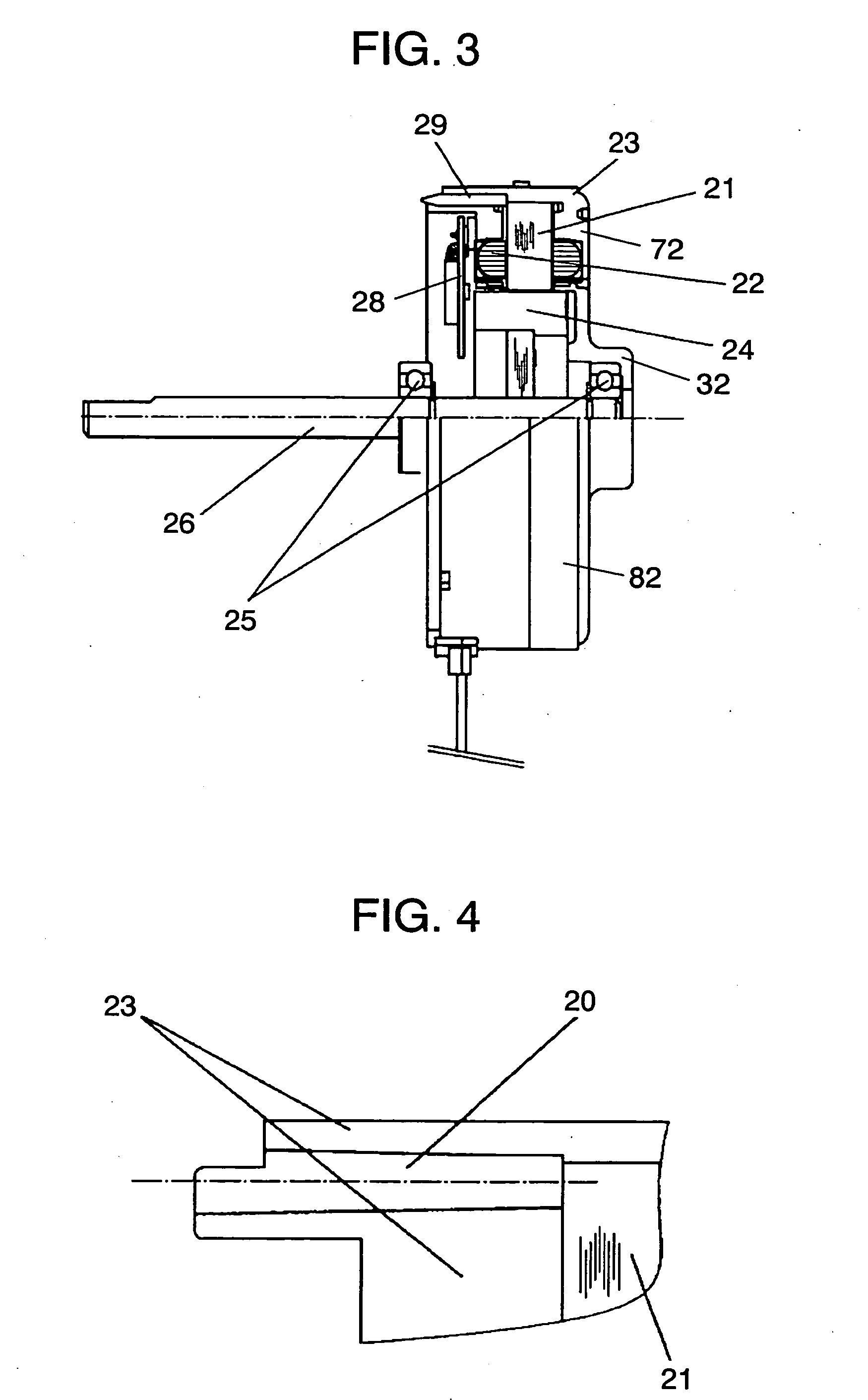 Motor and electric apparatus equipped with same