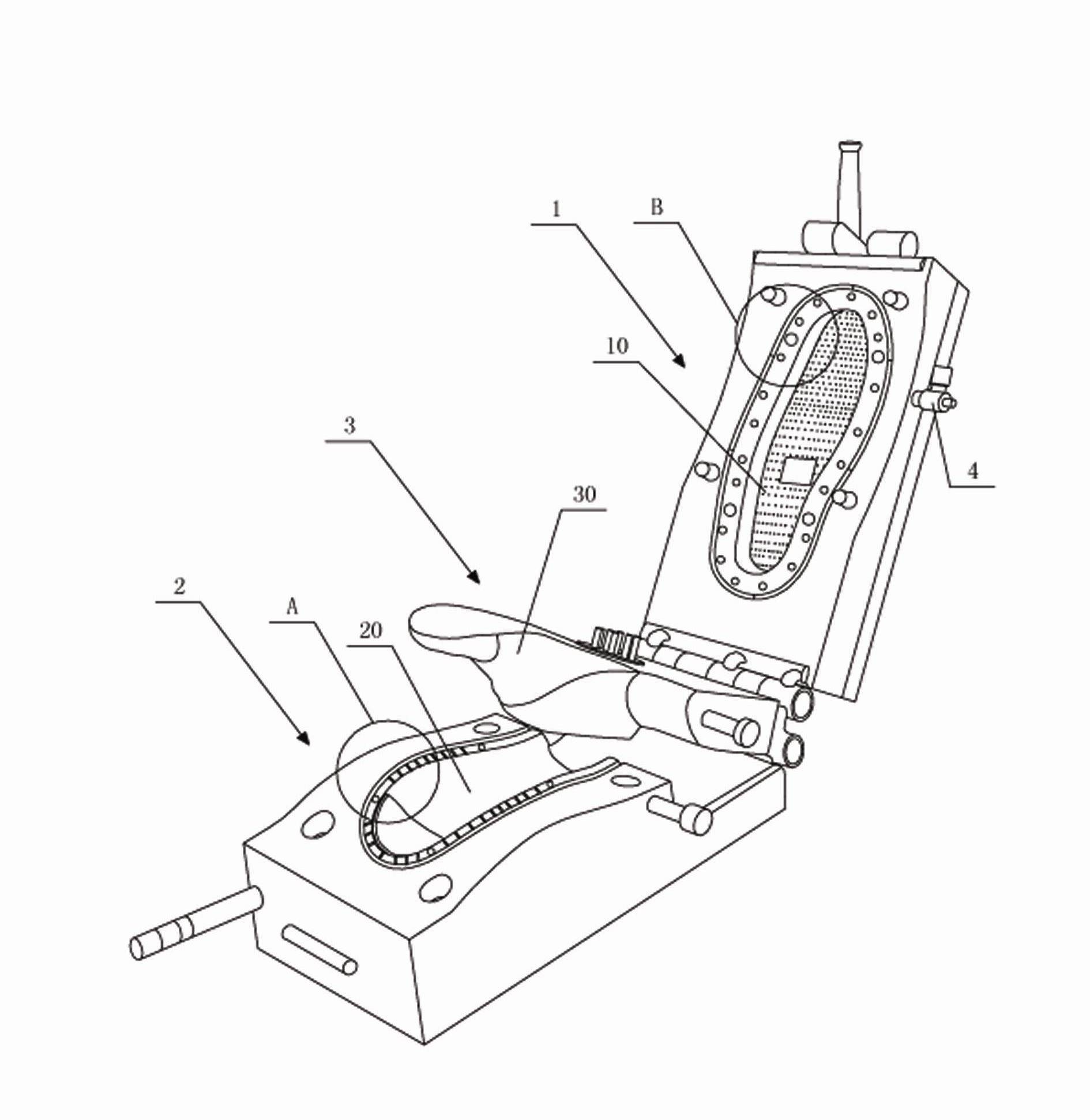 Blow shoe mould