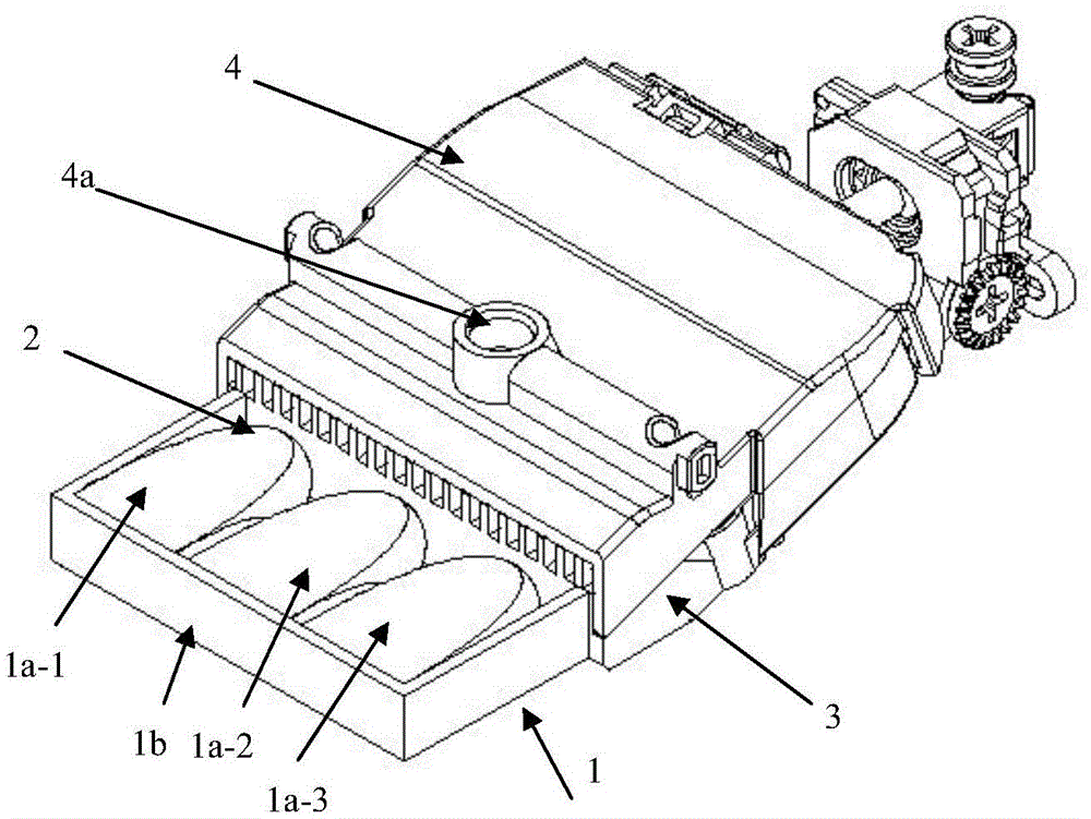 Dimming mechanism for automotive lamp self-adaptive high beam lighting system and dimming method thereof