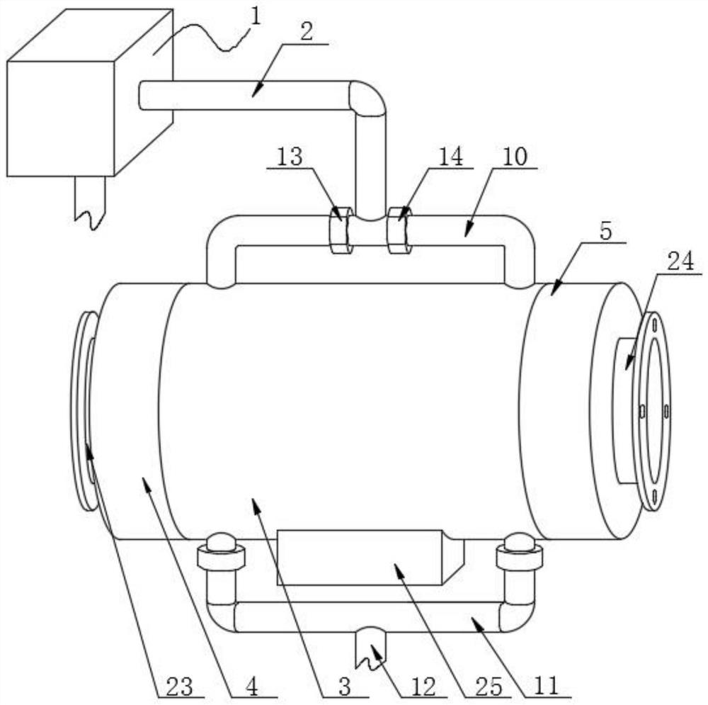 Low-energy-consumption environment-friendly air conditioner based on heat pump