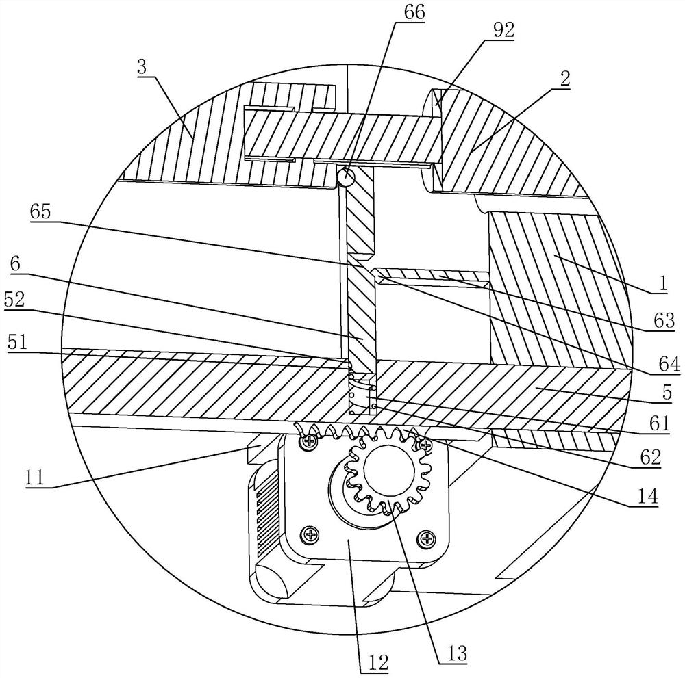 Rotating shuttle anti-lock mechanism