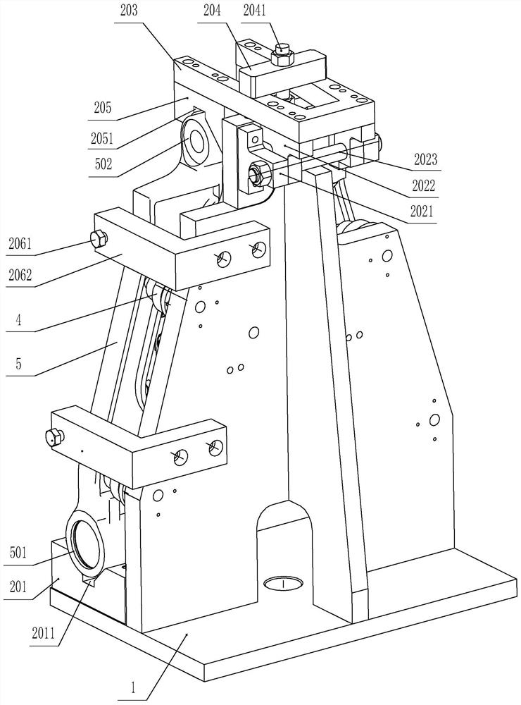 New energy axle swing arm processing tooling