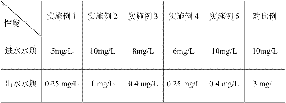 Phosphorus-removing filling and preparation method thereof