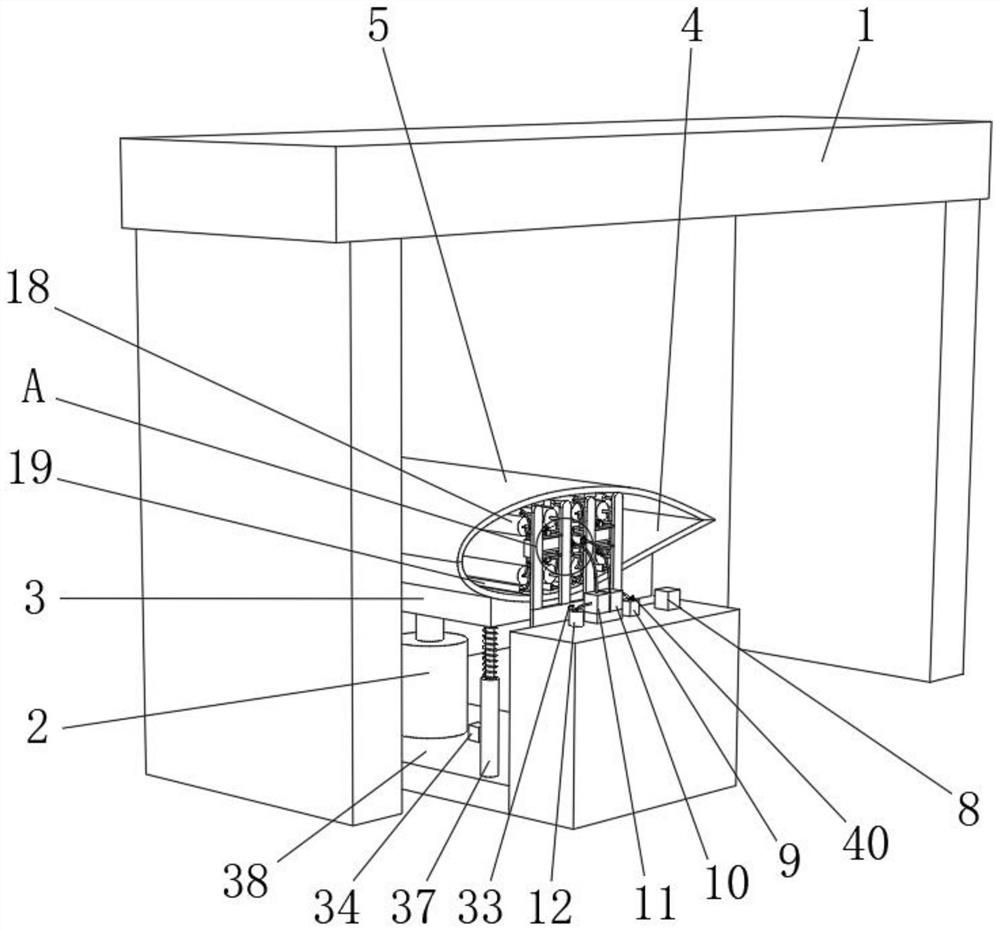 Automatic tool for bonding wind power blade web