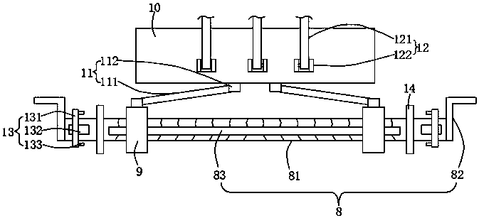 Hip-raising device for gynecological operating bed