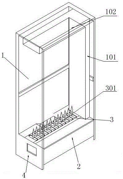 Air open circle heat pump type drying wardrobe