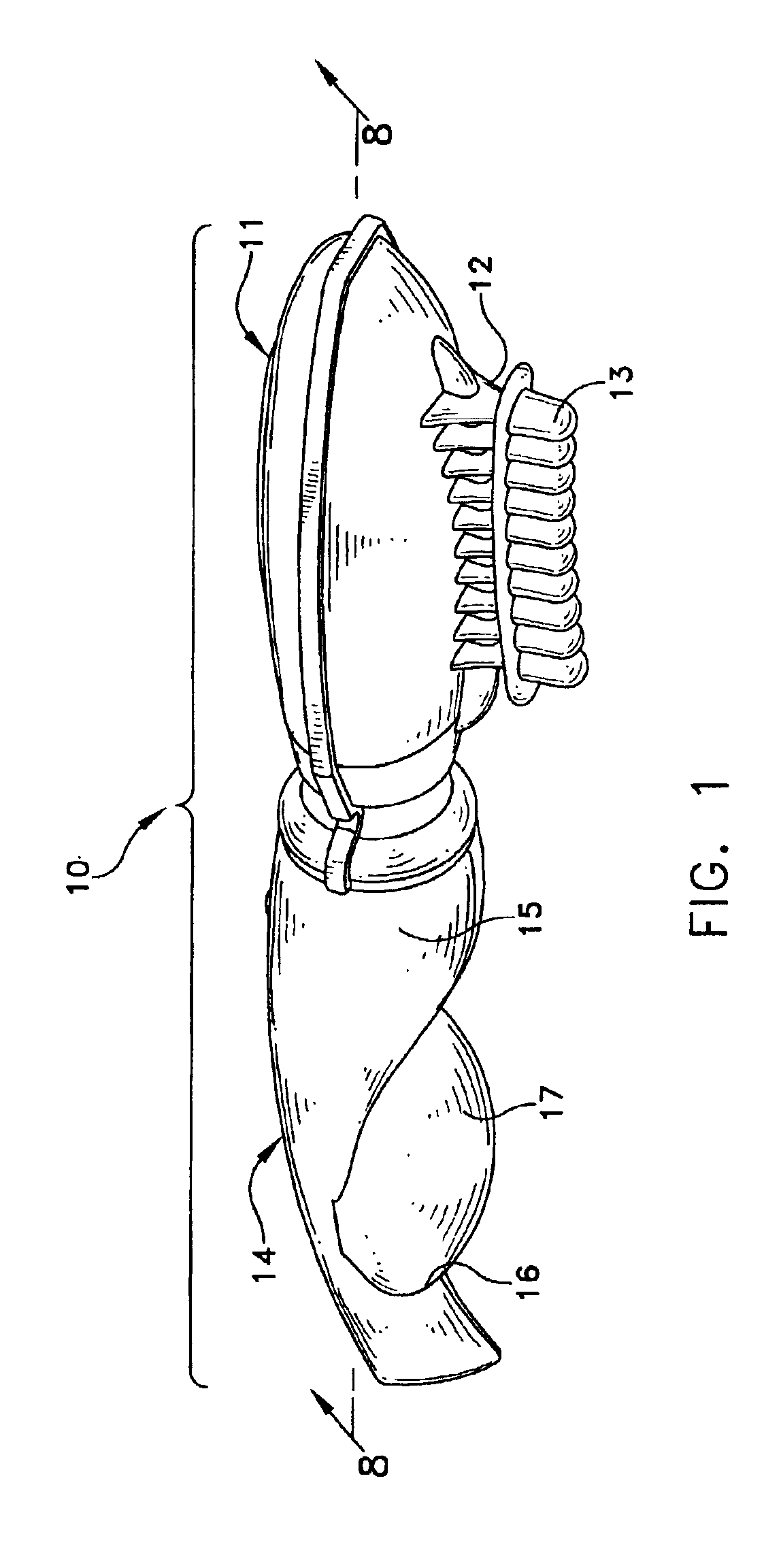 Hair treating device