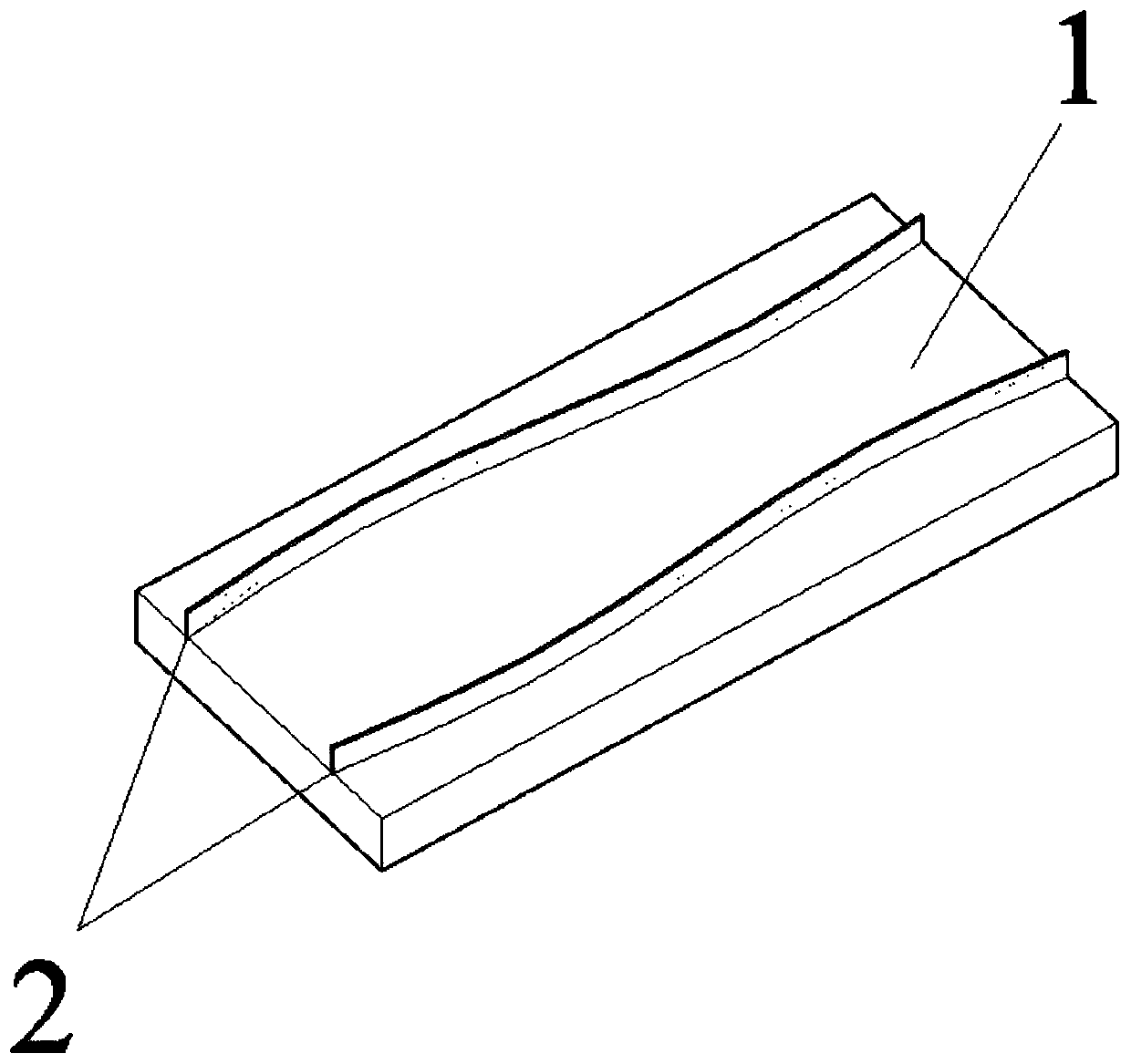 Novel bulkhead gate device capable of eliminating gate front vortex