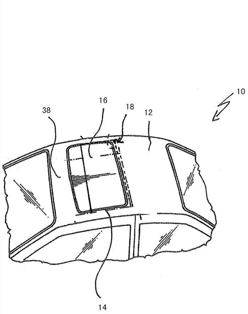 Roller blind arrangement for a motor vehicle