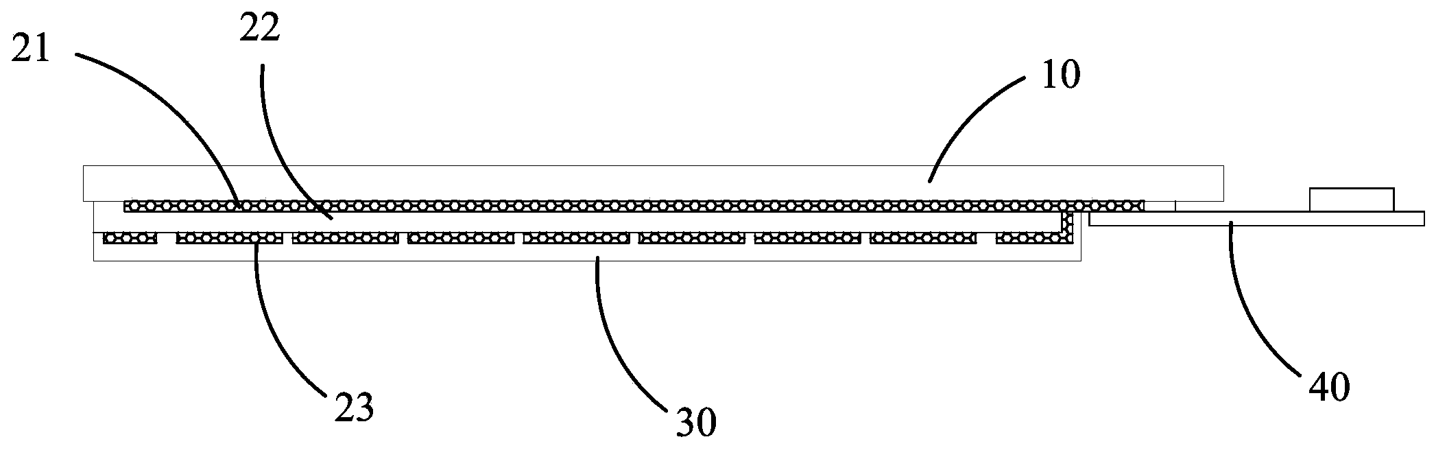 Capacitive touch screen and preparation method thereof