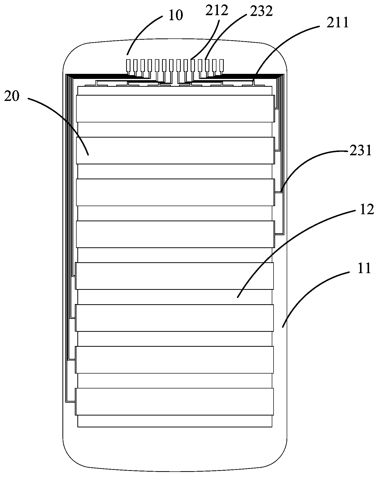 Capacitive touch screen and preparation method thereof