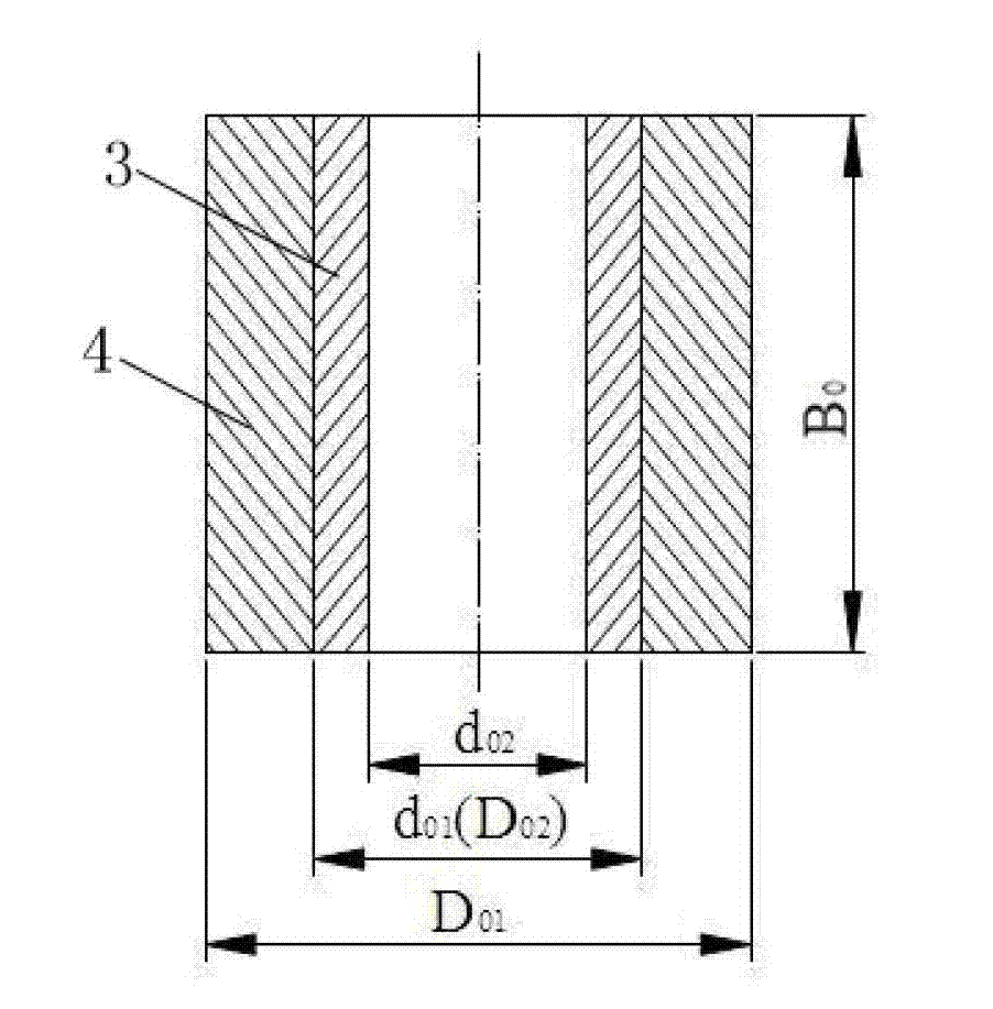 Precise roll forming method of bimetal tubular part