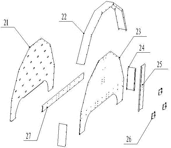 Follow-up saw blade guard