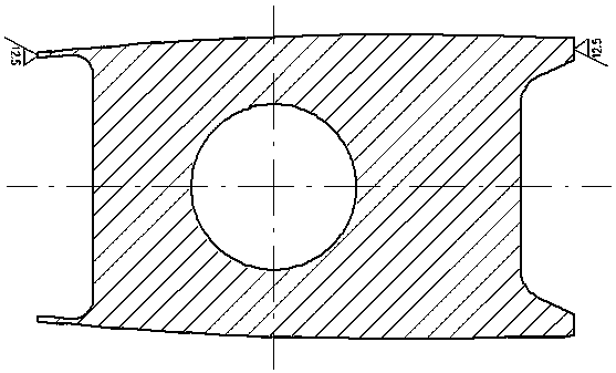 Process design method of upper casting for large ship