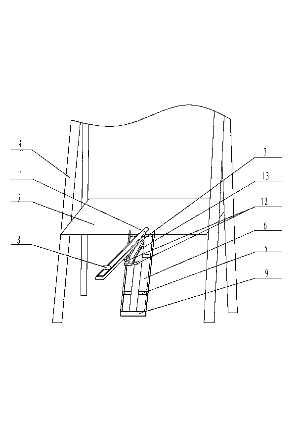 Drill rod automatic stacking and conveying device