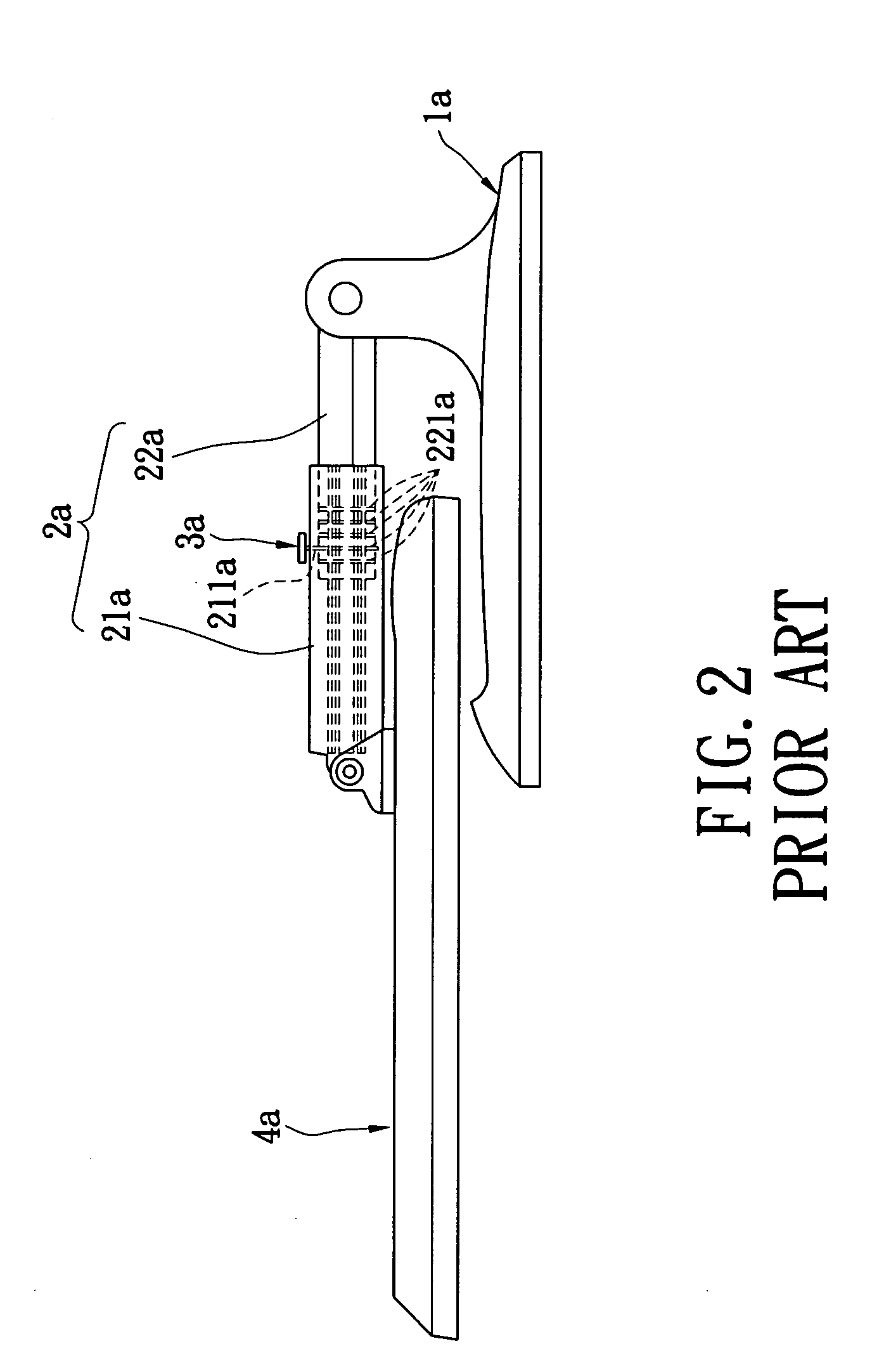 Foldable supporting stand with positioning means