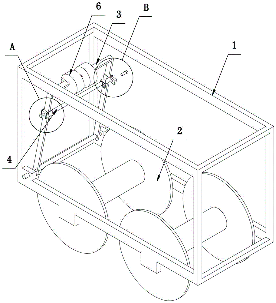 Warp constant tension device for ribbon loom