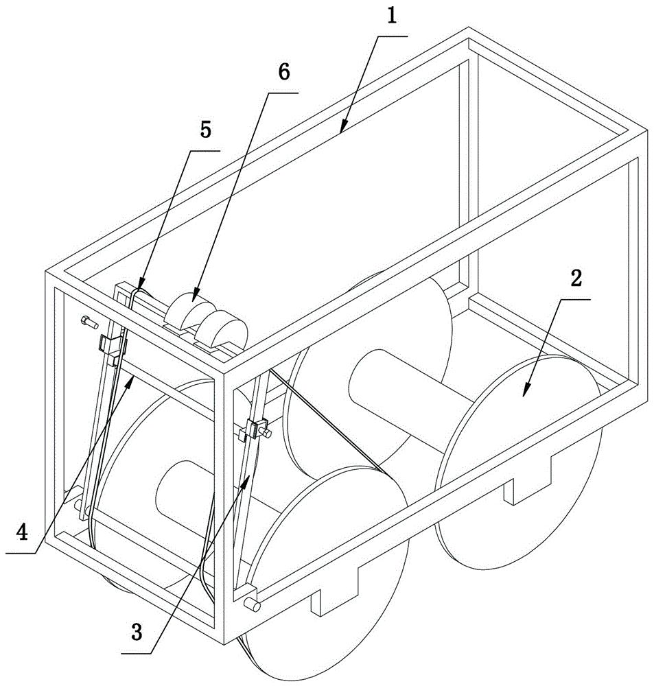 Warp constant tension device for ribbon loom