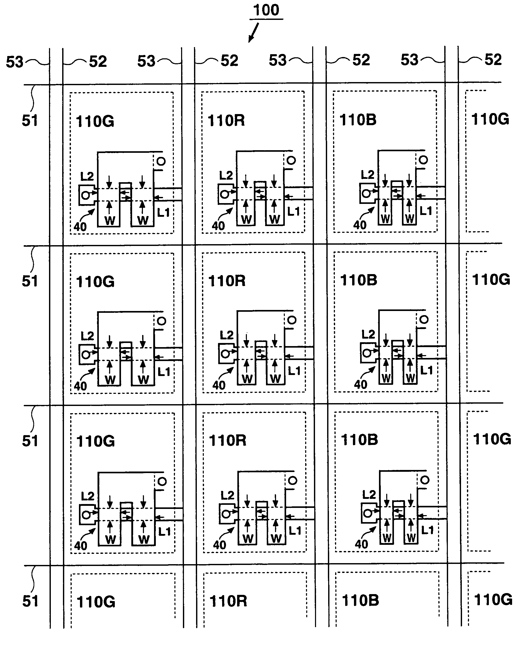 Color display device