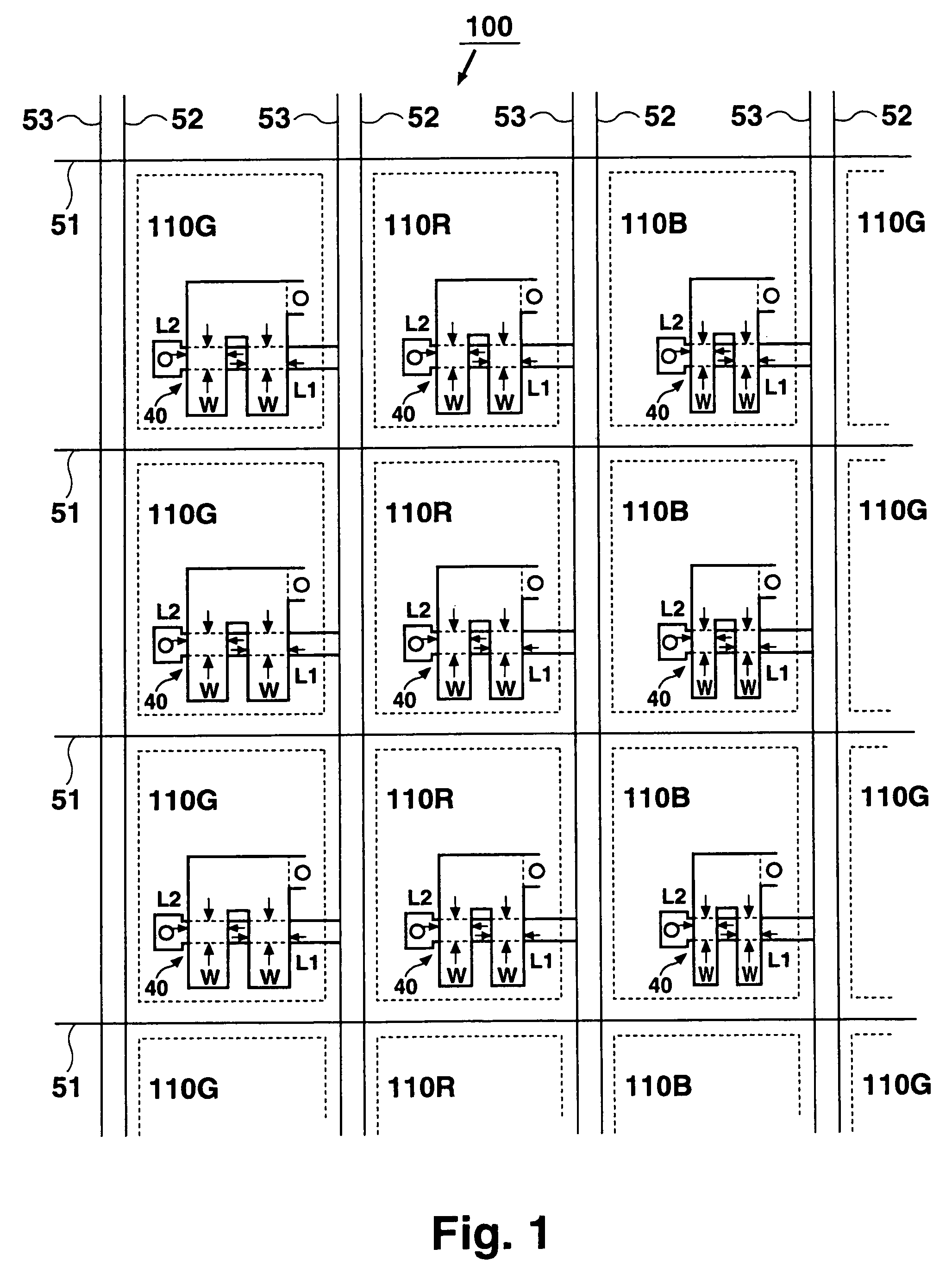 Color display device