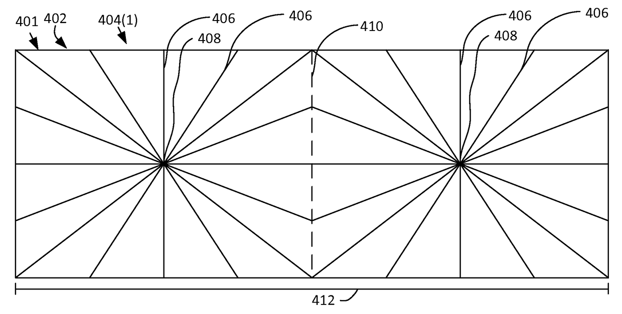 Dispense pattern for thermal interface material for a high aspect ratio thermal interface