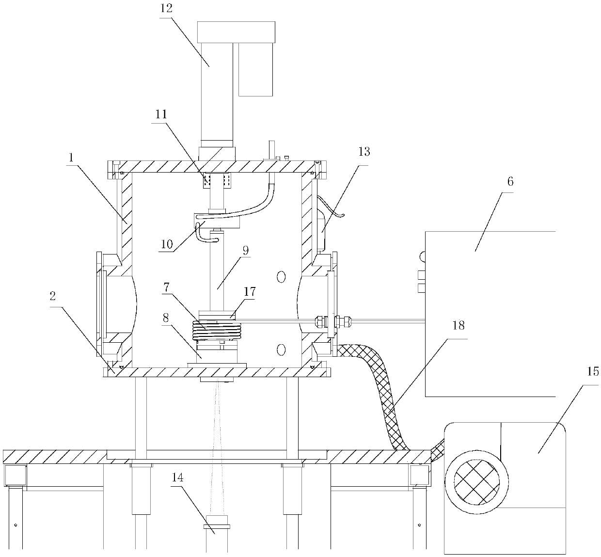 Glass optical element blank preparation device and method thereof