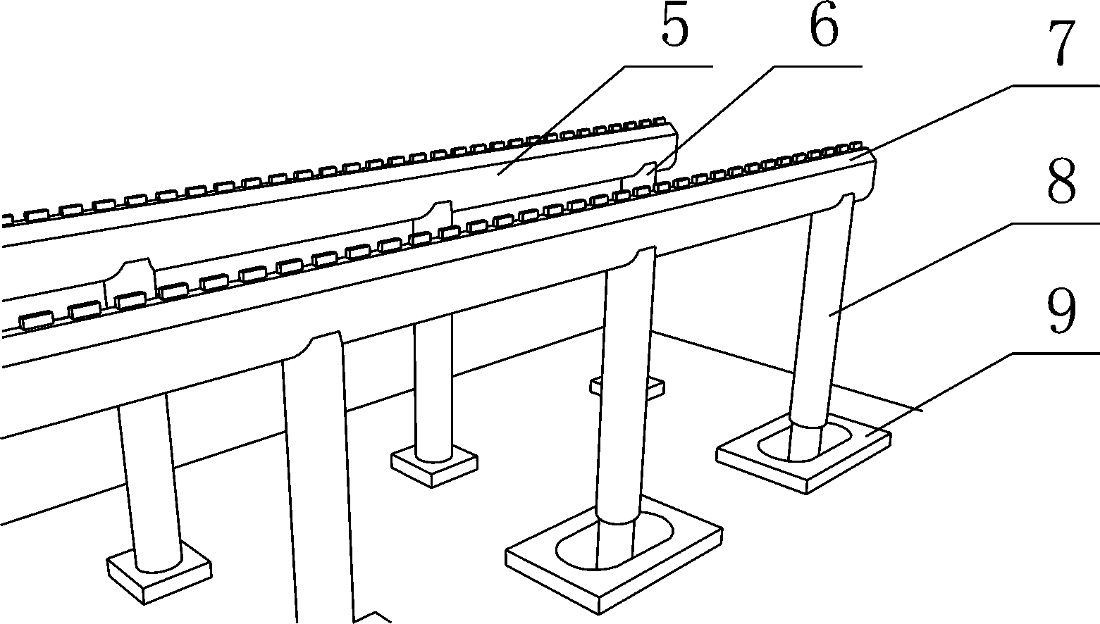 Heating furnace upright post cofferdam internal mold and making method thereof