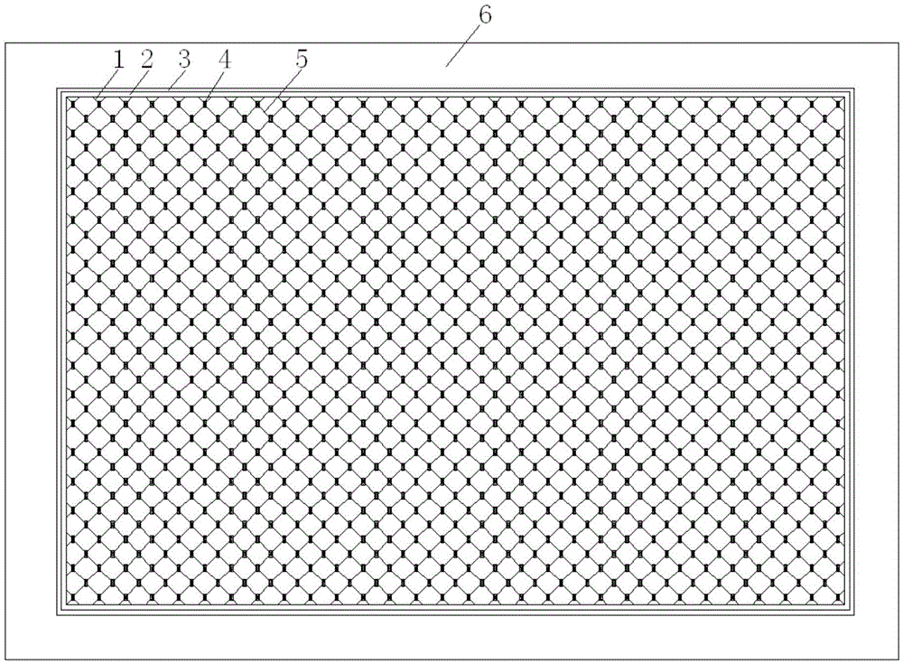 Large cross-section air duct uniform flow field electric heating device