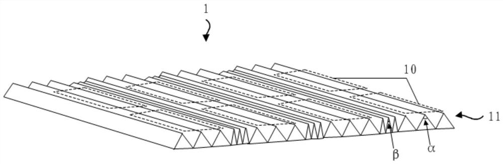 Luminous enhancement structure of backlight module, backlight module and display device