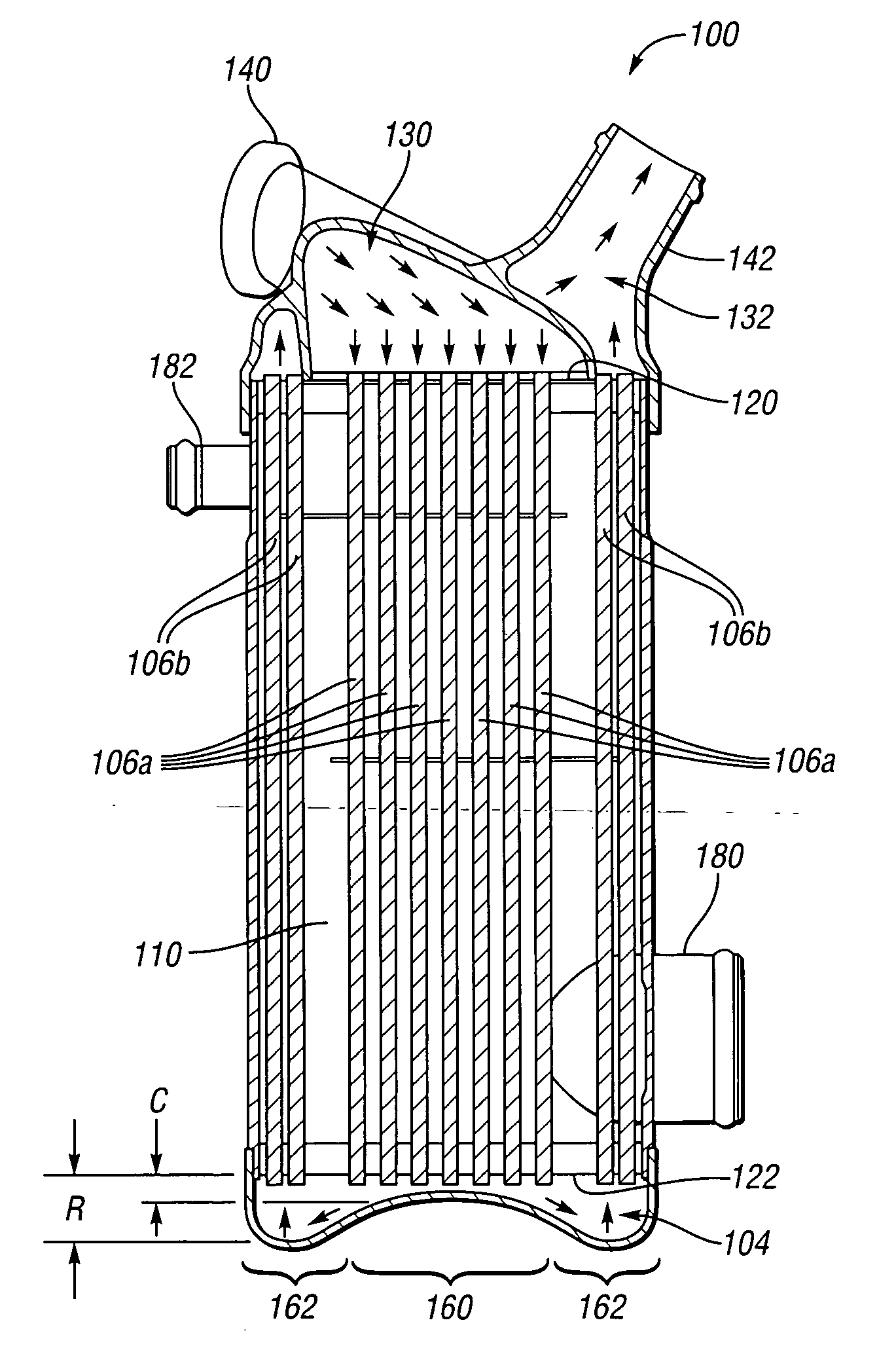 Heat exchanger exhaust gas recirculation cooler