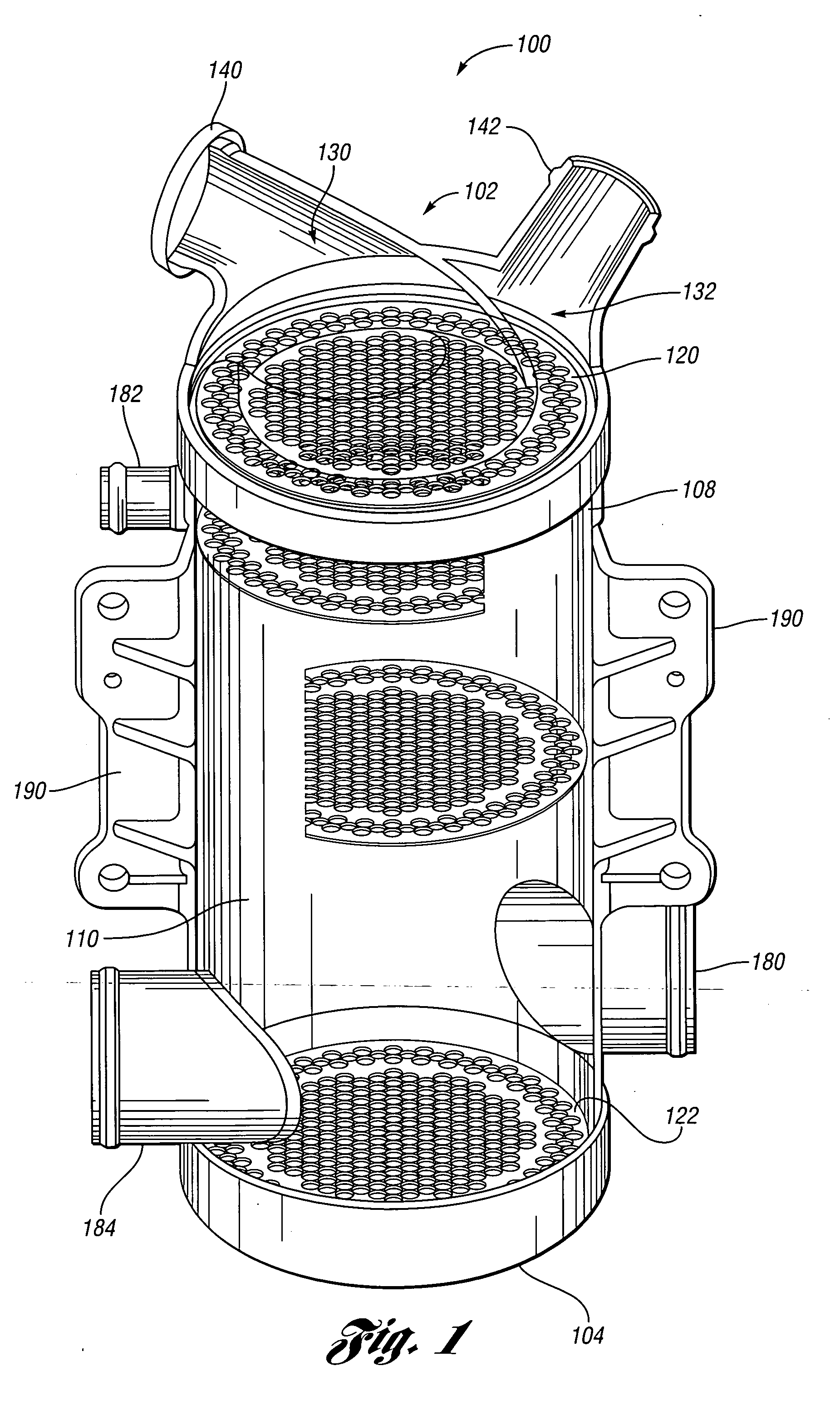 Heat exchanger exhaust gas recirculation cooler