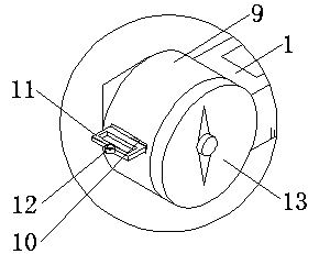 Measuring ruler used for engineering surveying and mapping